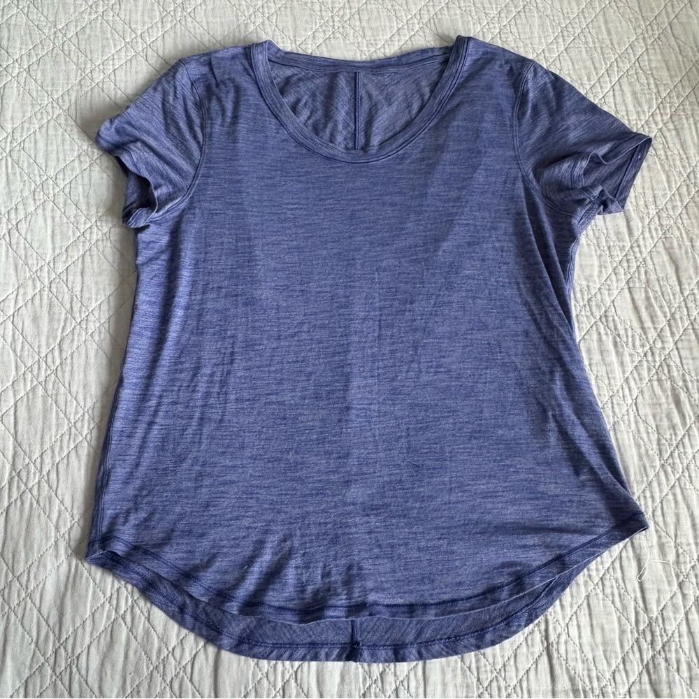 Lululemon Breathable Purple Short Sleeve Tee Size S/M
